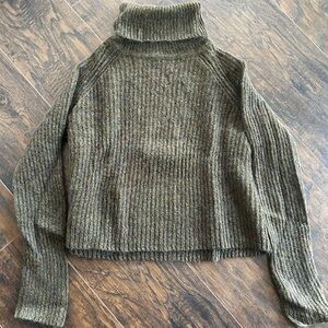 Talula green turtleneck